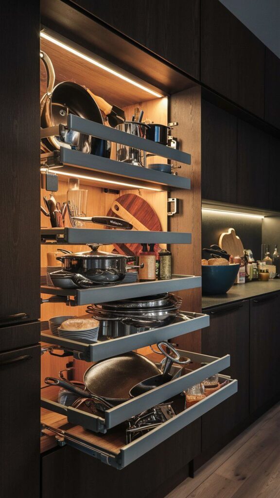 Adjustable Interior Cabinet Dividers_ Customizable Storage