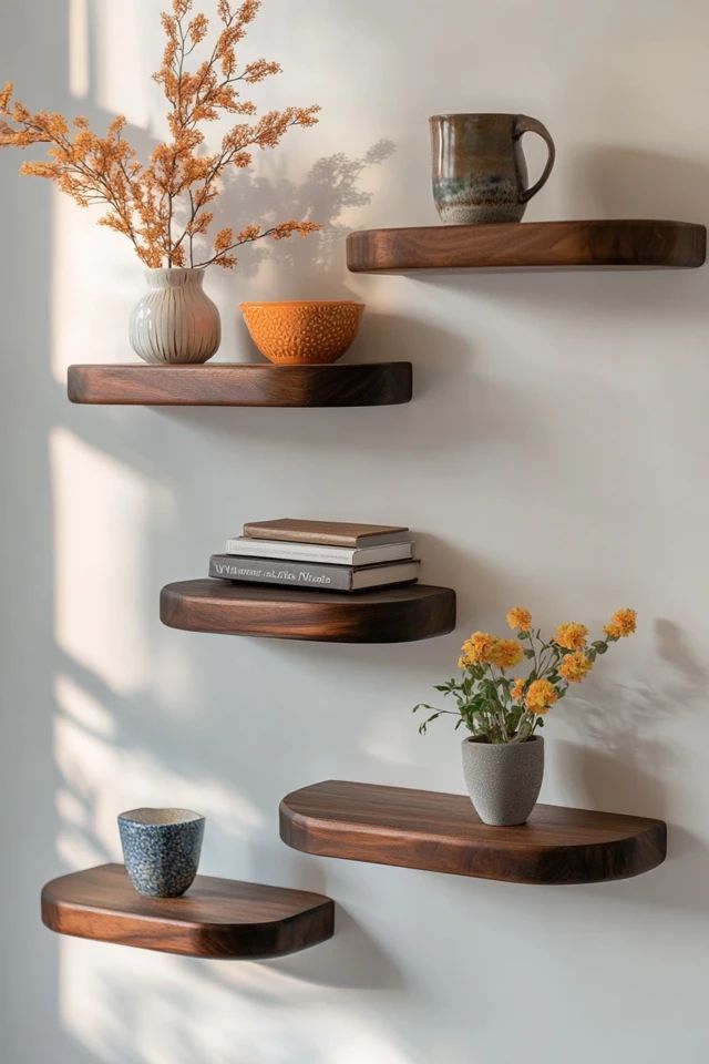DIY Floating Shelves_ Add a Minimalist Touch to Your Space 🌿🧰